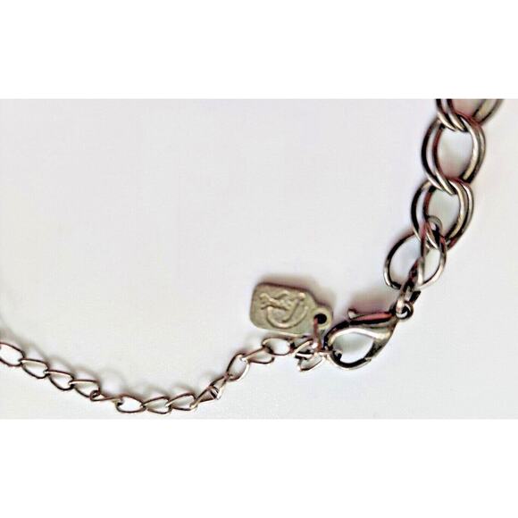 You & I Chunky Purple Ceramic Beads & Amethyst Onyx Chip 18" Necklace Sku37 - Picture 4 of 6